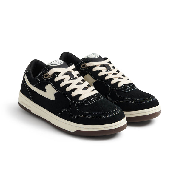 Stepney Workers Club PRO-CUP 01 S-STRIKE SUEDE BLACK-WHITE