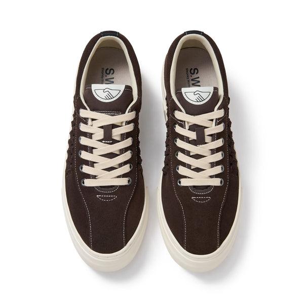 Stepney Workers Club DELLOW WOVEN SUEDE DARK BROWN