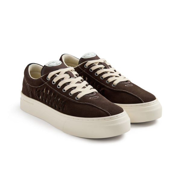 Stepney Workers Club DELLOW WOVEN SUEDE DARK BROWN