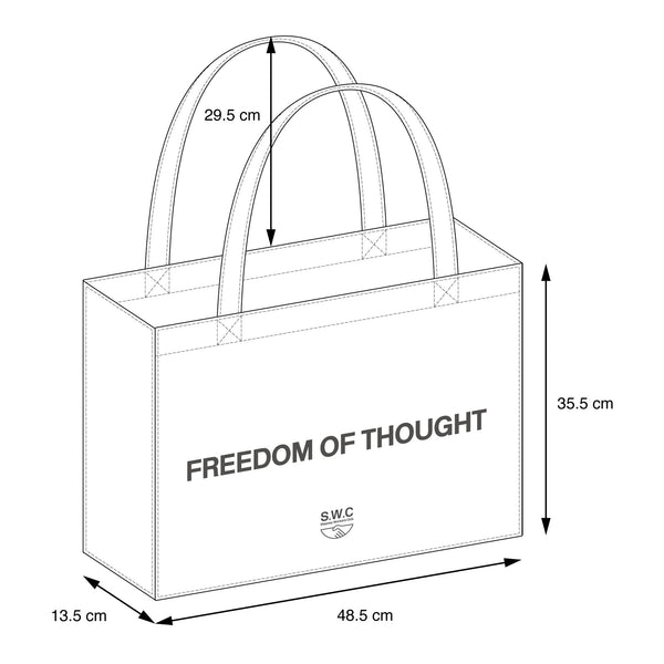 Stepney Workers Club FOSFOT TOTE BAG - BLACK