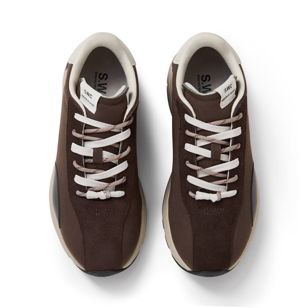 Stepney Workers Club LEGION SUEDE TWILL DK BROWN