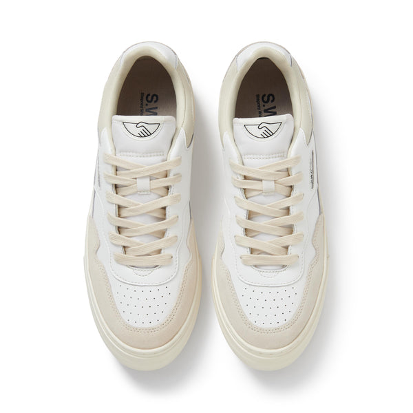 Stepney Workers Club PEARL LEATHER SPRING WHITE