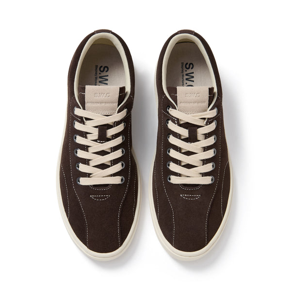 Stepney Workers Club SURMA SUEDE DK BROWN