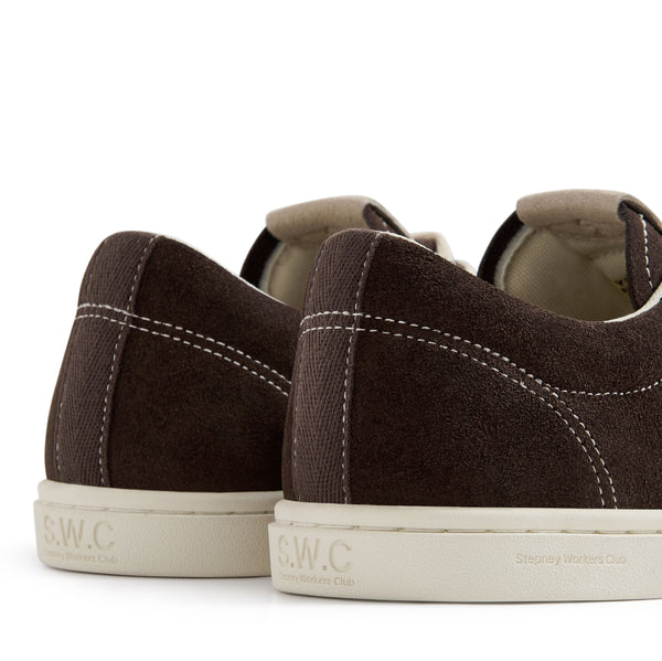 Stepney Workers Club SURMA SUEDE DK BROWN
