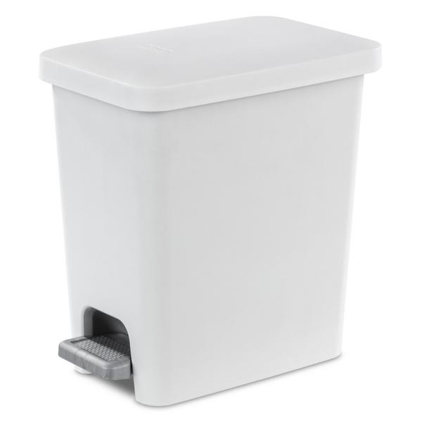 sterilite 1061 – 2.7 Gal. Rectangular Step-on Wastebasket