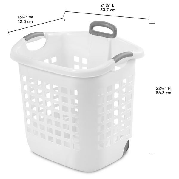 Sterilite 1224 – 1.75 Bushel Ultra™ Wheeled Laundry Basket