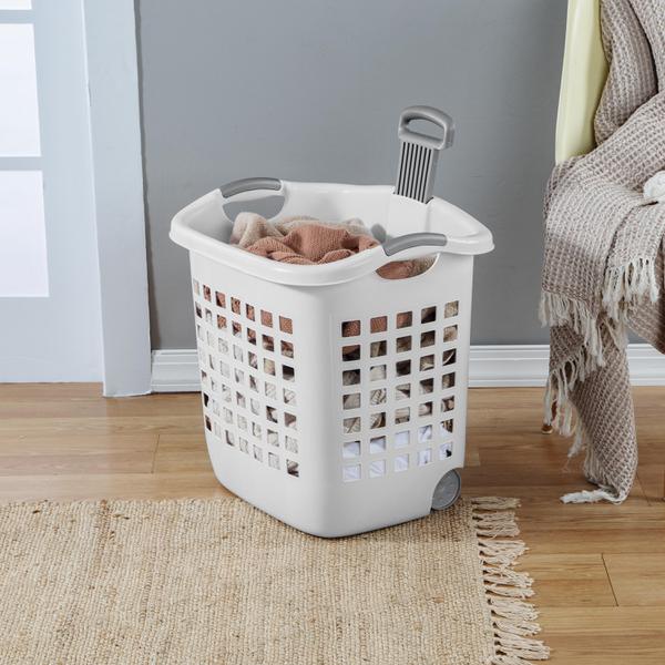 Sterilite 1224 – 1.75 Bushel Ultra™ Wheeled Laundry Basket