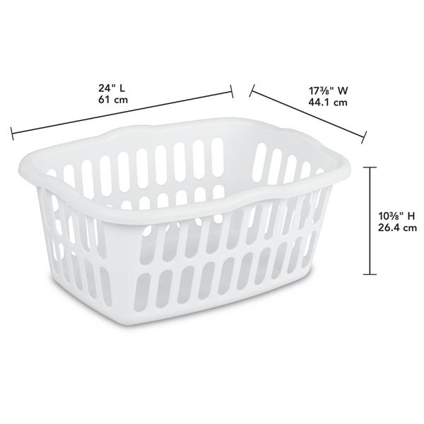 Sterilite 1245 – 1.5 Bushel Rectangular Laundry Basket