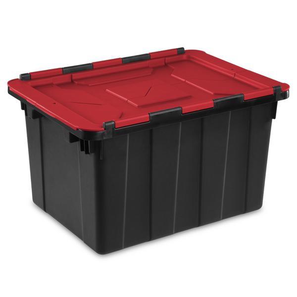 sterilite 1461 – 12 Gallon Hinged Lid Industrial Tote