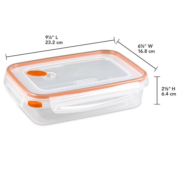 Sterilite 0321 – Ultra•Seal™ 5.8 Cup Rectangle