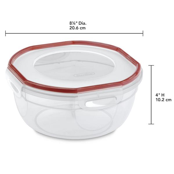 Sterilite 0393 – Ultra•Seal™ 2.5 Qt. Bowl