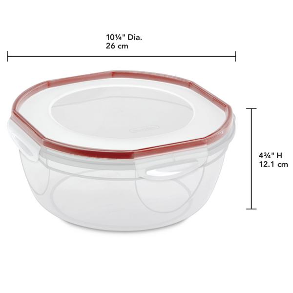 Sterilite 0394 – Ultra•Seal™ 4.7 Qt. Bowl