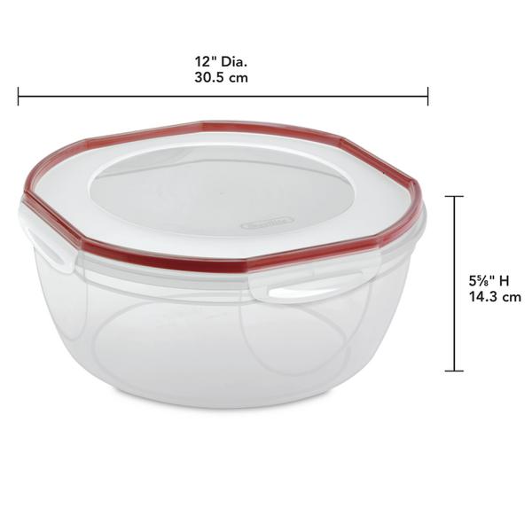 Sterilite 0395 – Ultra•Seal™ 8.1 Qt. Bowl