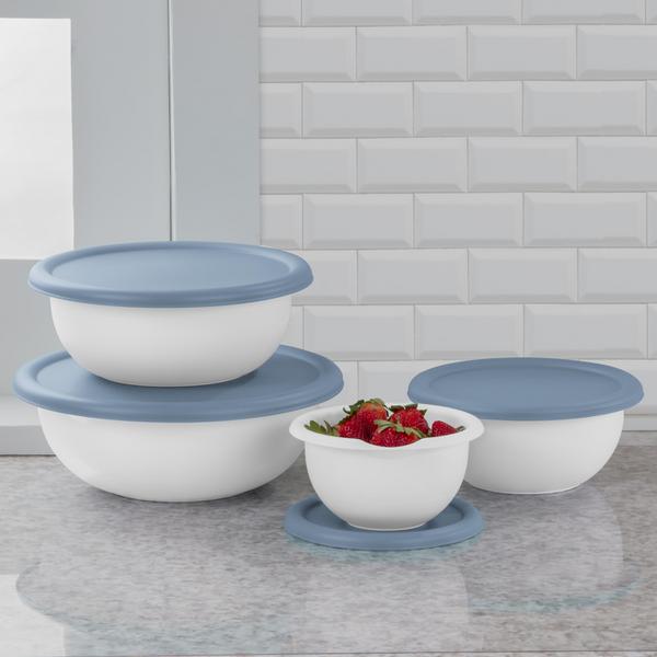 Sterilite 0747 – 8 Piece Covered Bowl Set
