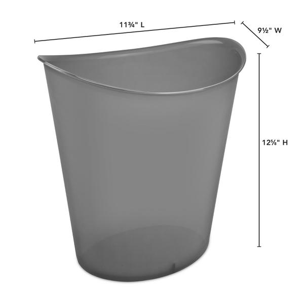 Sterilite 1031 – 3 Gal. Oval Wastebasket