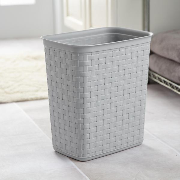 Sterilite 1034 – 3.4 Gal. Weave Wastebasket