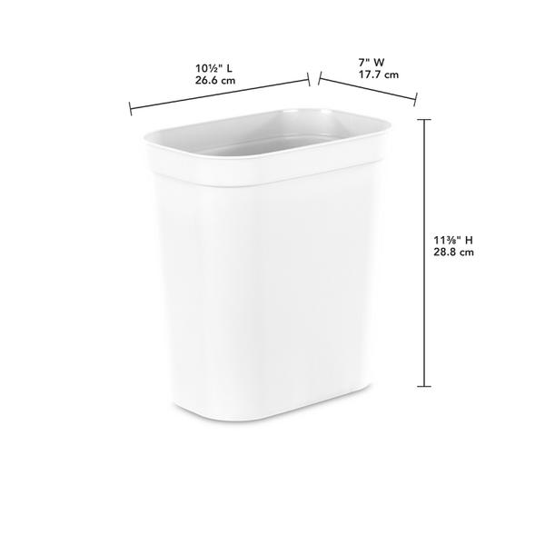 Sterilite 1041 – 2.5 Gal. Vanity Wastebasket