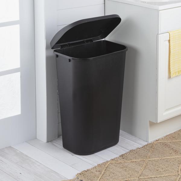 Sterilite 1075 – 11.3 Gal. Lift Top Wastebasket
