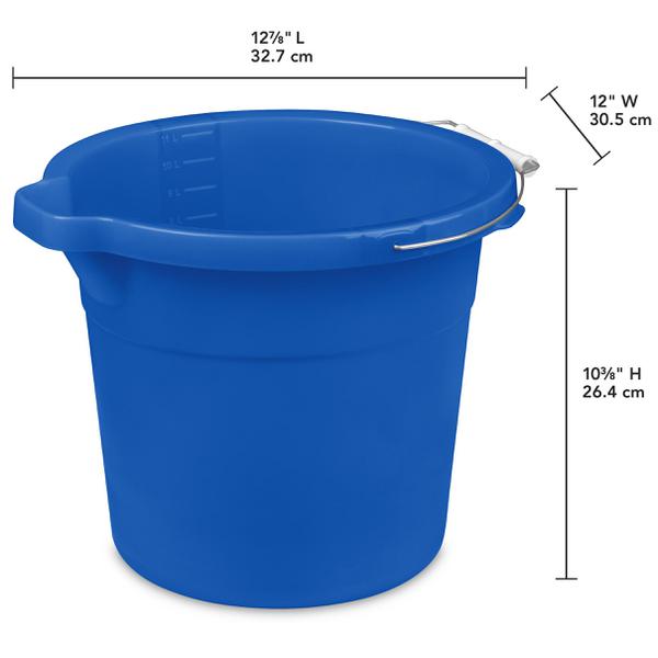 Sterilite 1123 – 12 Qt. Spout Pail