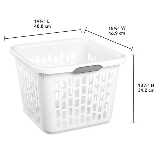 Sterilite 1204 – 1.5 Bushel Square Laundry Basket