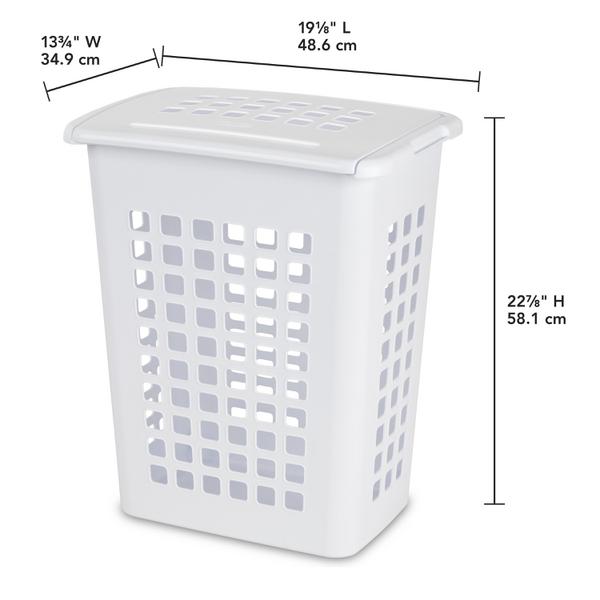 Sterilite 1223 – Rectangular LiftTop Laundry Hamper