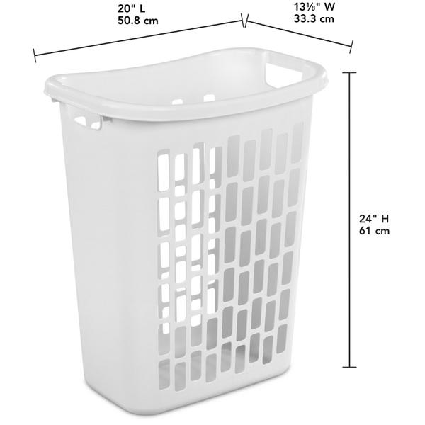 Sterilite 1236 – Rectangular Open Laundry Hamper