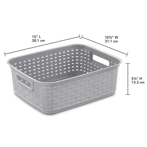 Sterilite 1272 – Short Weave Basket