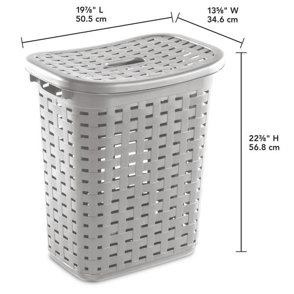 Sterilite 1276 – Weave Laundry Hamper