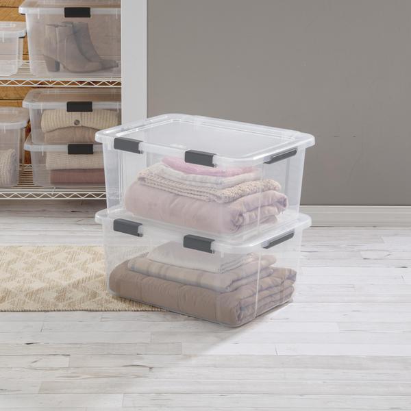 Sterilite 1396 – 60 Qt. HingeLID Storage Box