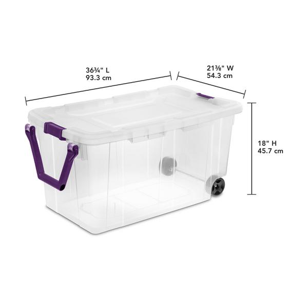 Sterilite 1468 – 160 Quart Wheeled Storage Box
