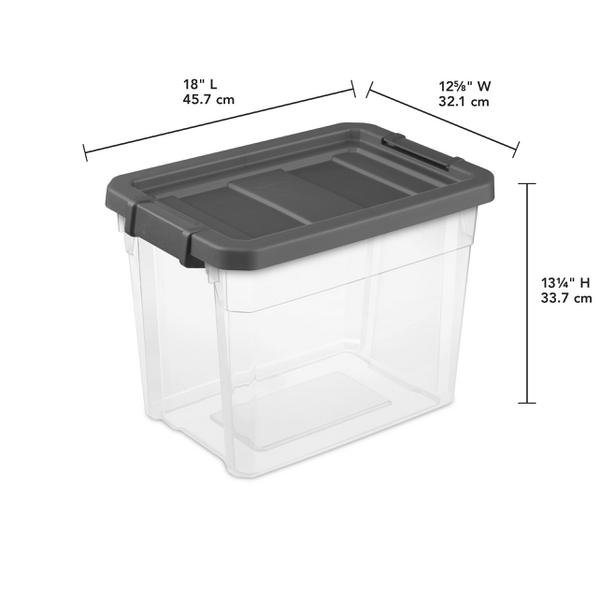 Sterilite 1473 – 30 Quart Stacker Box