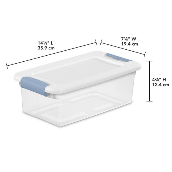 Sterilite 1492 – 6 Quart Latching Box