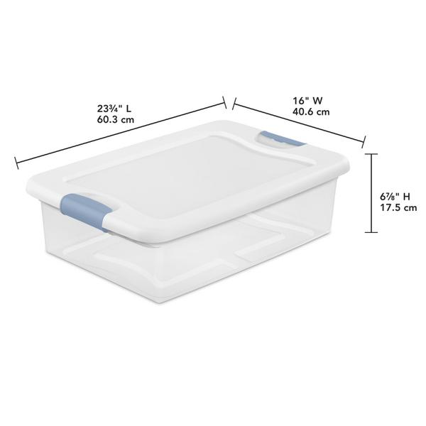 Sterilite 1496 – 32 Quart Latching Box