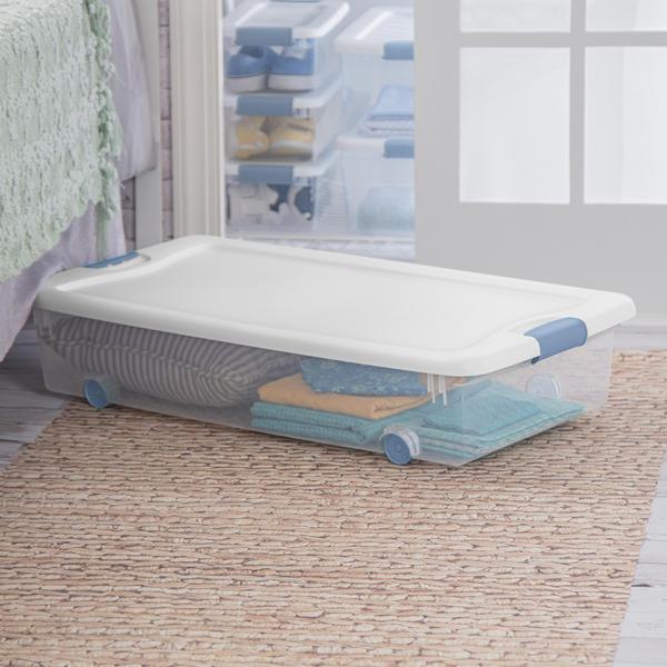 Sterilite 1498 – 56 Quart Wheeled Latching Box