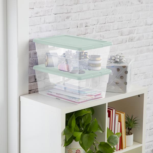 Sterilite 1645 – Set Of (2) 16 Qt. Storage Boxes