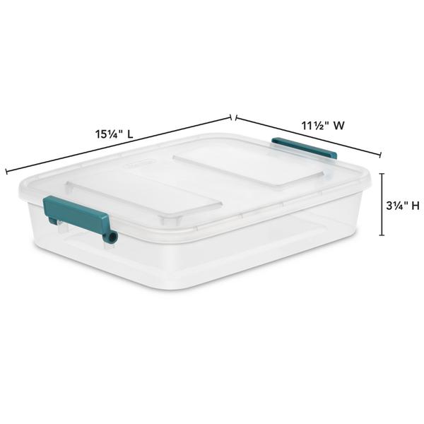 Sterilite 1716 – 6.2 Qt. Modular Latch Box