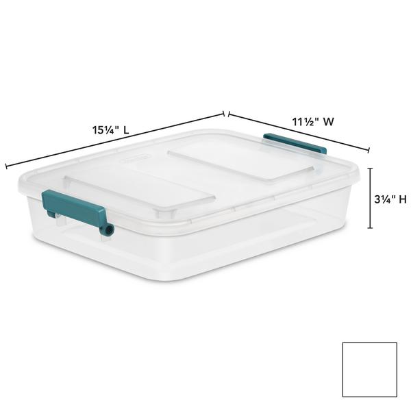 Sterilite 1716 – 6.2 Qt. Modular Latch Box