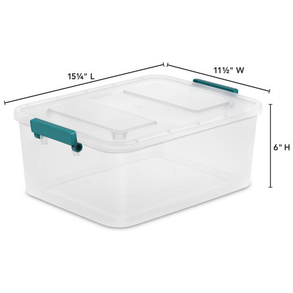 Sterilite 1717 – 12.7 Qt. Modular Latch Box