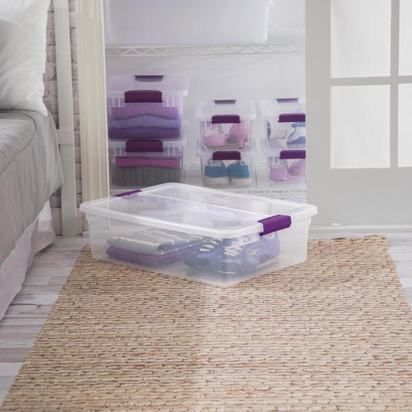 Sterilite 1755 – 32 Qt. ClearView™ Latch Box