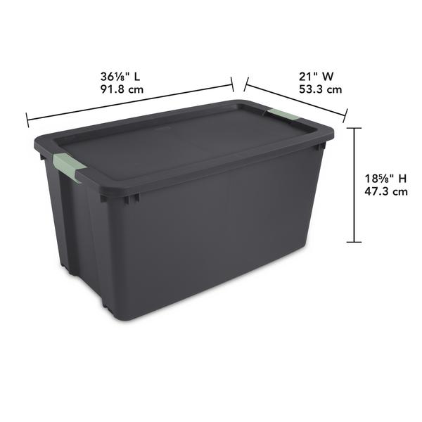 Sterilite 2222 – 45 Gal Wheeled Latch Tote