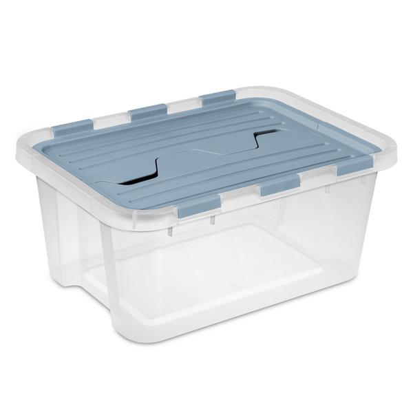 sterilite 2392 – 20 Quart Hinged Lid Storage Box