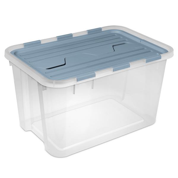 sterilite 2396 – 60 Quart Hinged Lid Storage Box