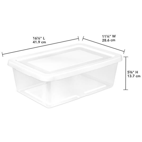Sterilite 4243 – 12 Qt. Storage Box