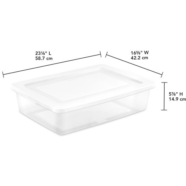 Sterilite 4246 – 28 Qt. Storage Box