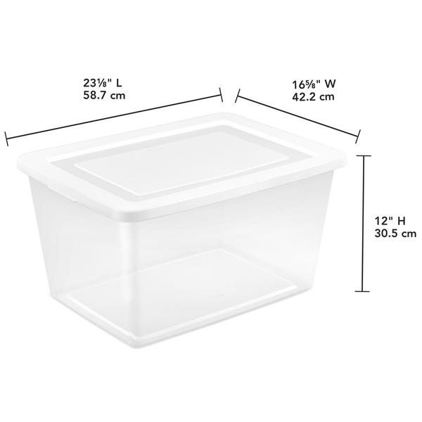Sterilite 4248 – 58 Qt. Storage Box