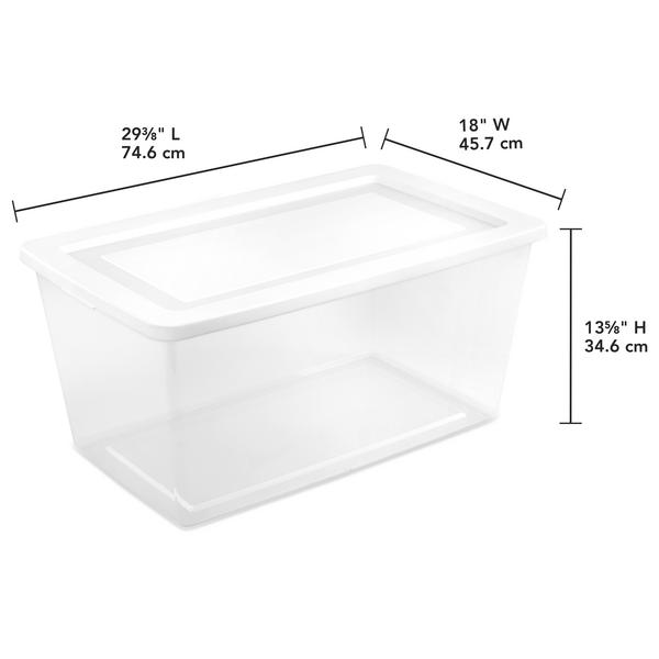 Sterilite 4265 – 90 Qt. Storage Box