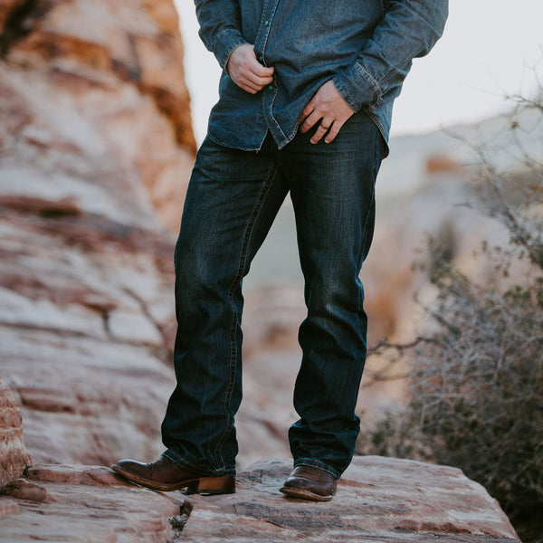 Stetson 1312 Fit Jeans With A Pieced Back Pocket