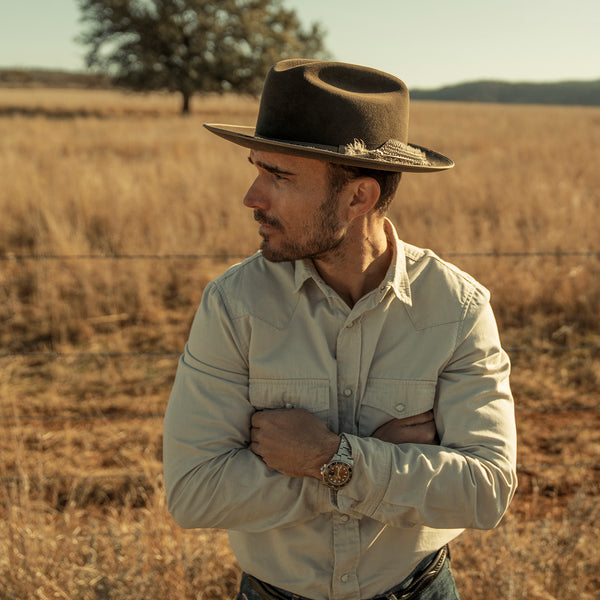 Stetson 1865 Distressed Open Road Royal Deluxe