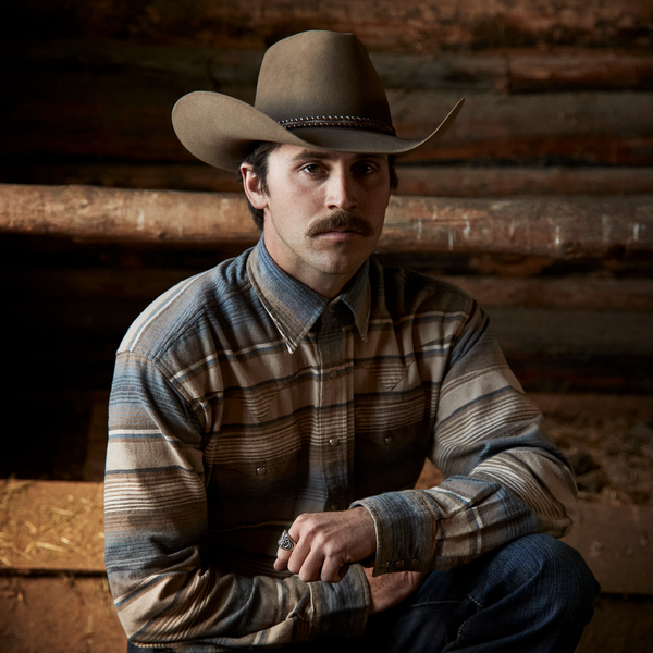 Stetson Acoustic 6X Cowboy Hat - Pinch Front Crown