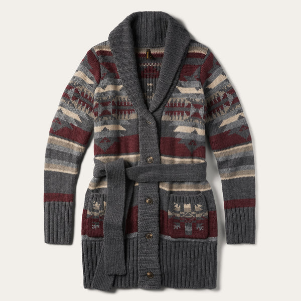 stetson Aztec Belted Cardigan